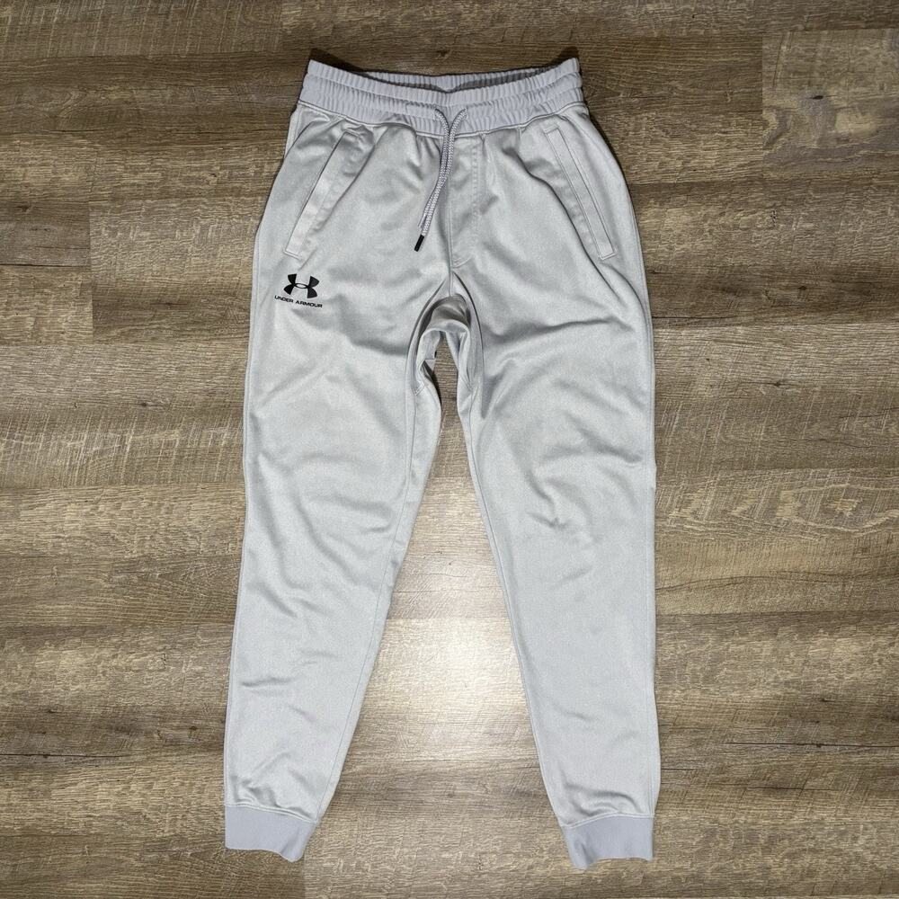Under Armour ColdGear Sweatpants Men's M Gray Jogger READ